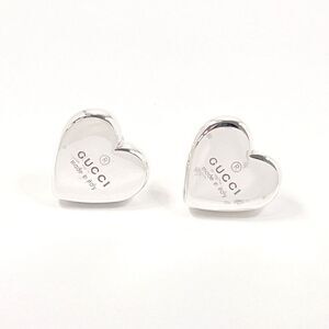 Gucci Silver 925 Heart Earrings